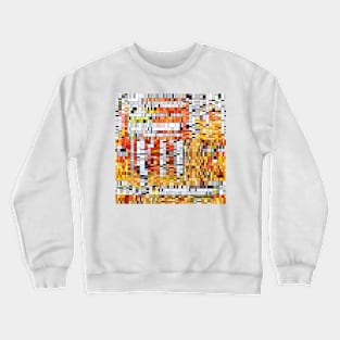 Birch Trees Deconstructed Crewneck Sweatshirt